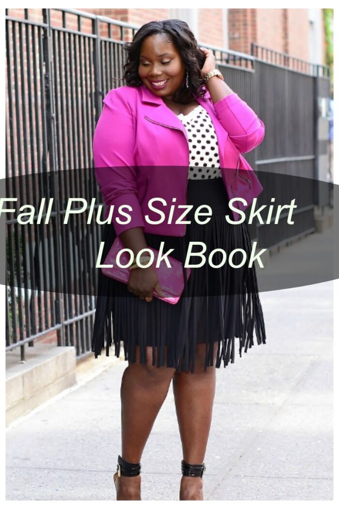 My Fall Plus Size Skirt Look Book (Video)