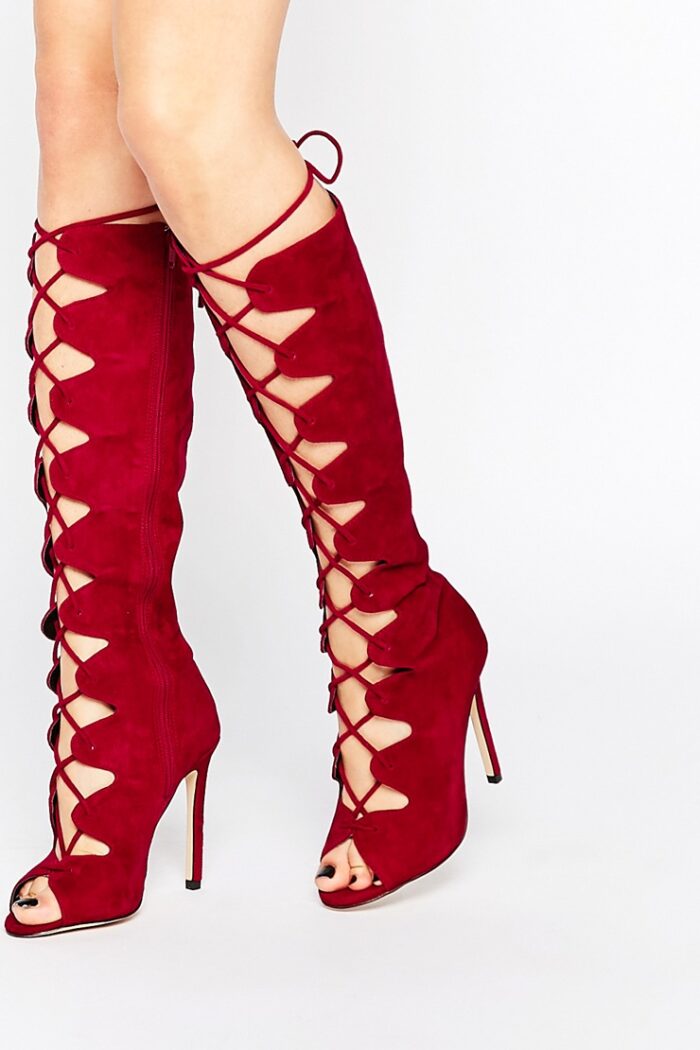 Trending Now: Lace Up Over The Knee Boots