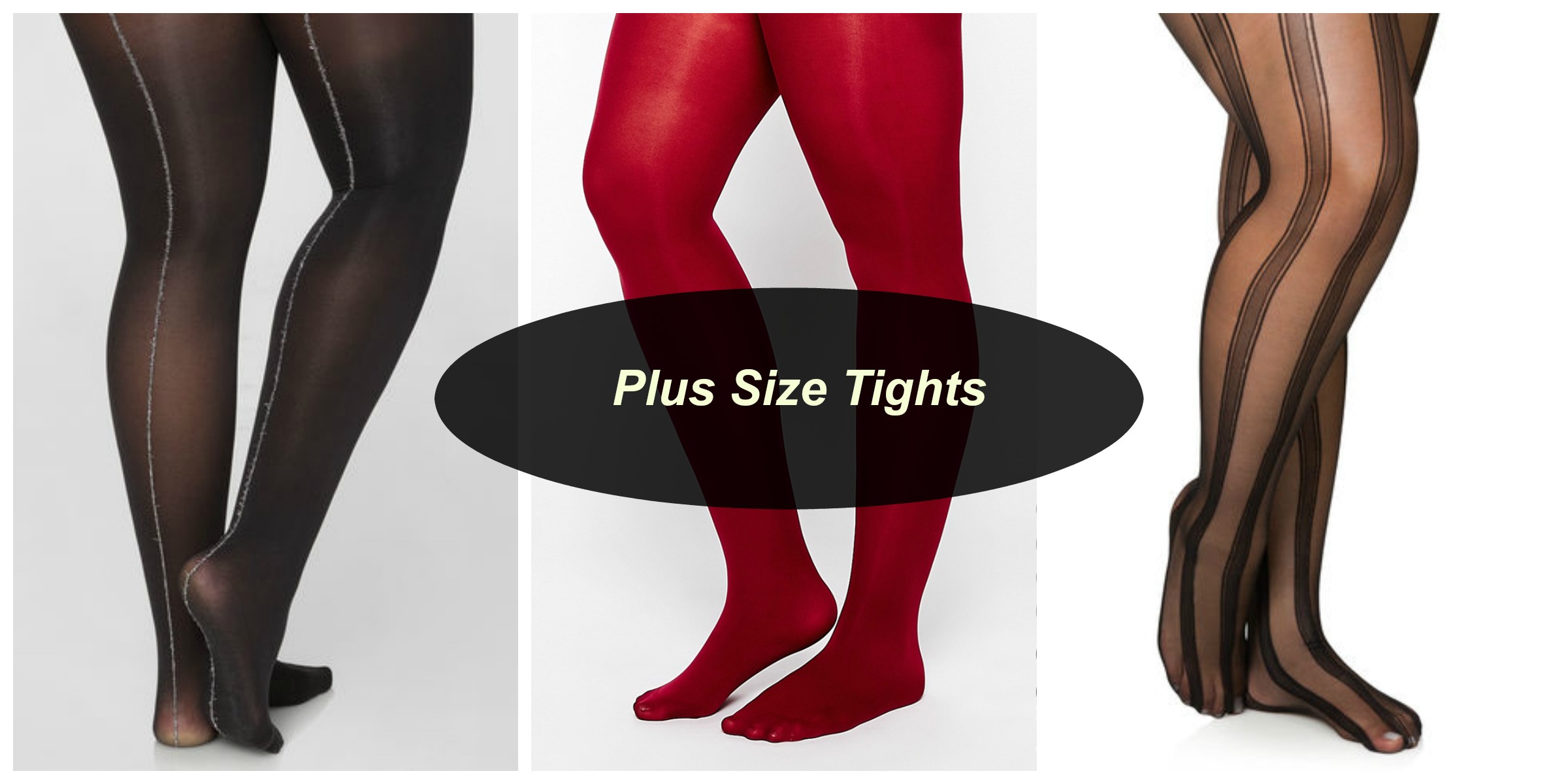 Sonsee singlet slip and seam-back hosiery for plus size curves