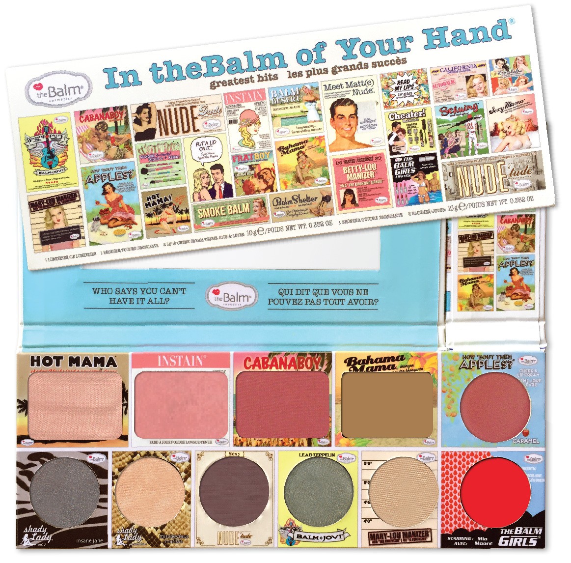 the balm holiday face palette 2