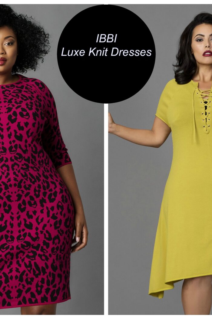Sexy Luxe Knit Plus Size Dresses From IBBI