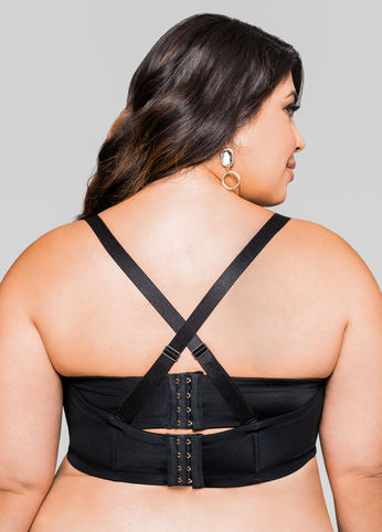 Butterfly Back Bra | All Black