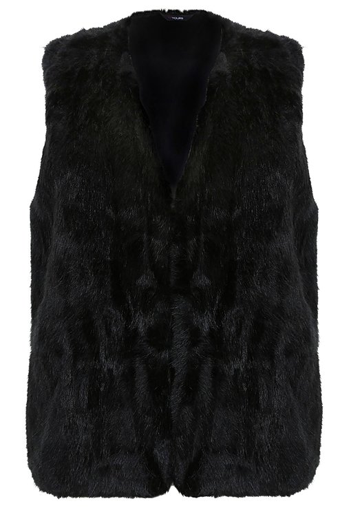 13 Luxe Looking Plus Size Suede Faux Fur Vests - Stylish Curves