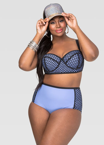 Ashley stewart plus store size bathing suits