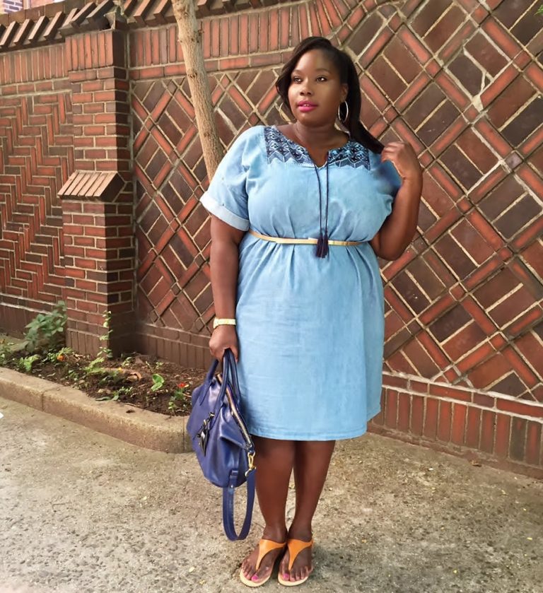 17 Casual Plus Size Denim Dresses To Rock This Summer - Stylish Curves
