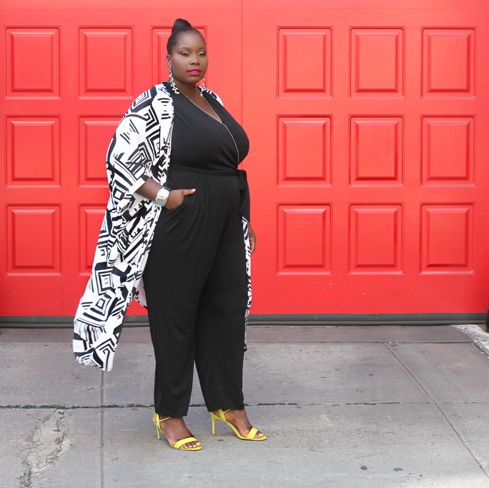 Keeping It Chic In A Plus Size Kimono From  Fashion