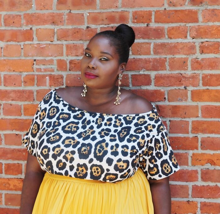 Making Lemonade In A Pleated Maxi Skirt And Leopard Print Top