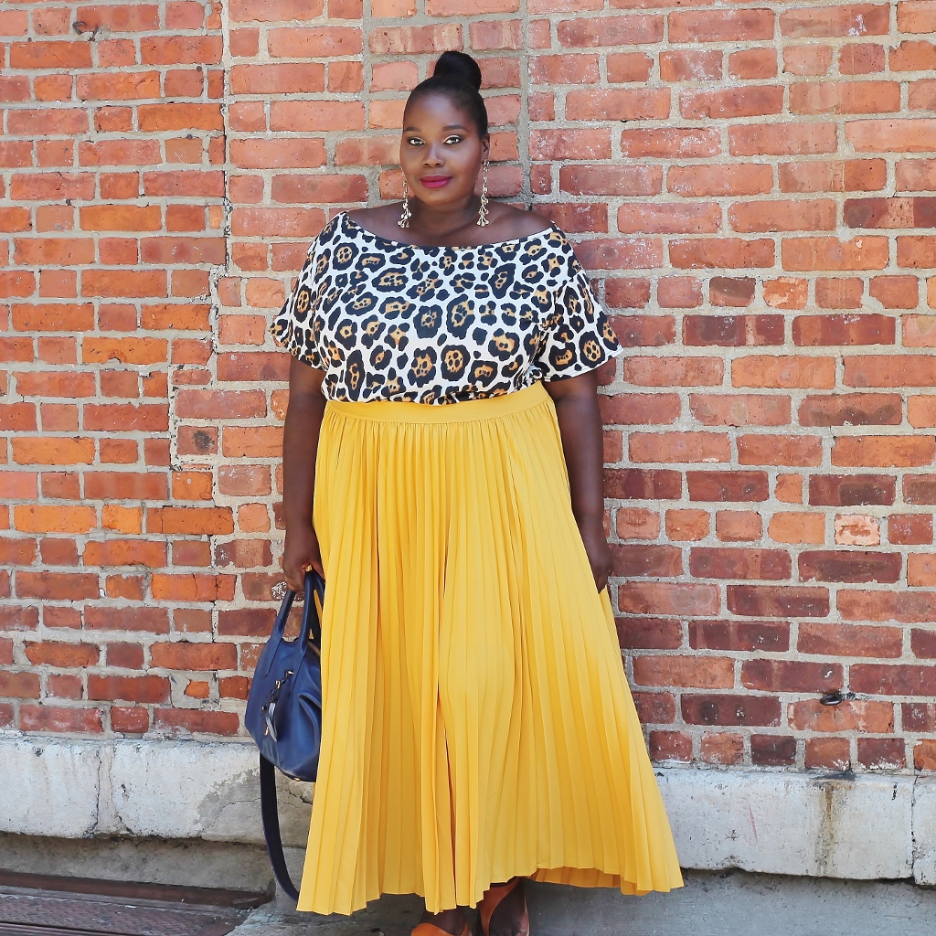 Making Lemonade In A Pleated Maxi Skirt And Leopard Print Top - Stylish ...