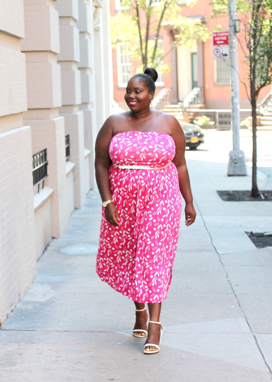 Lane Bryant strapless dress final1