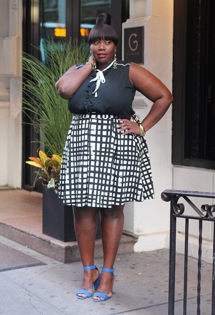 Chic In Black & White At The OGX NYFW Beauty Event
