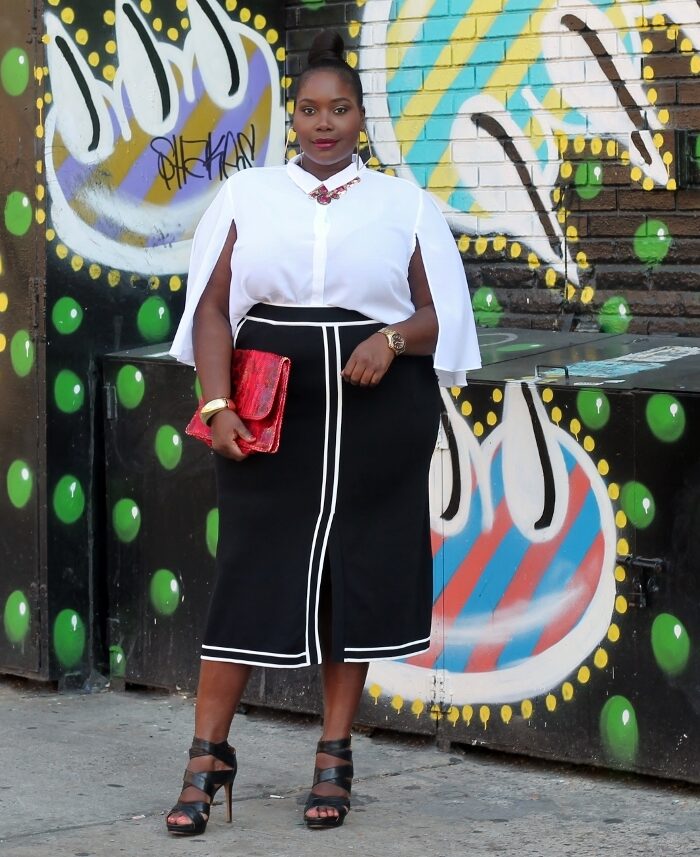 Black And White Chic With A Pop Of Color