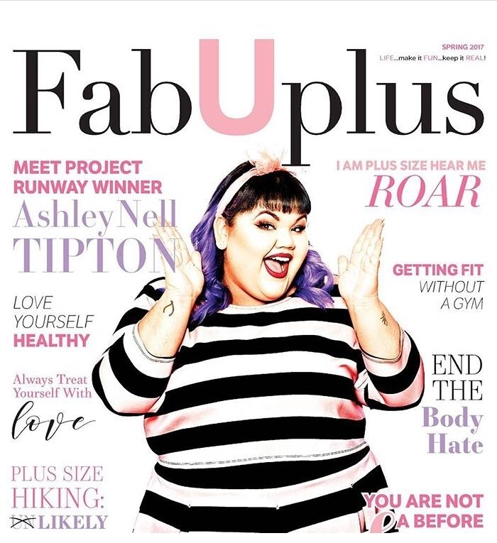Ashley Nell Tipton Snags The Cover Of Fab U Plus Magazine
