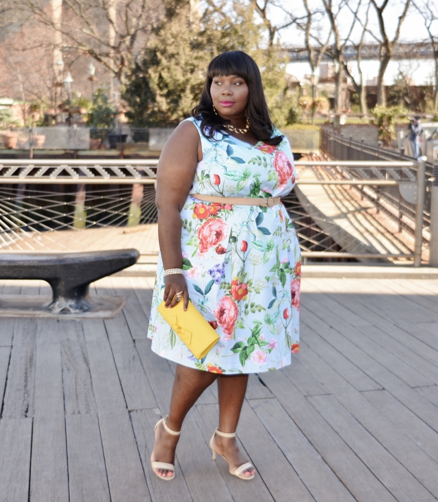 Chic & Sophisticated In Feminine Florals | Stylish Curves