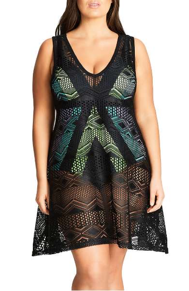Look Poolside Chic In These Plus Size Swim Cover Ups - Stylish Curves