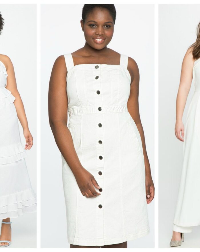 10+Sexy Summer White Plus Size Dresses & Jumpsuits