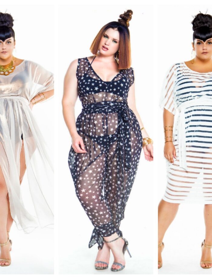 Look Poolside Chic In These Plus Size Swim Cover Ups
