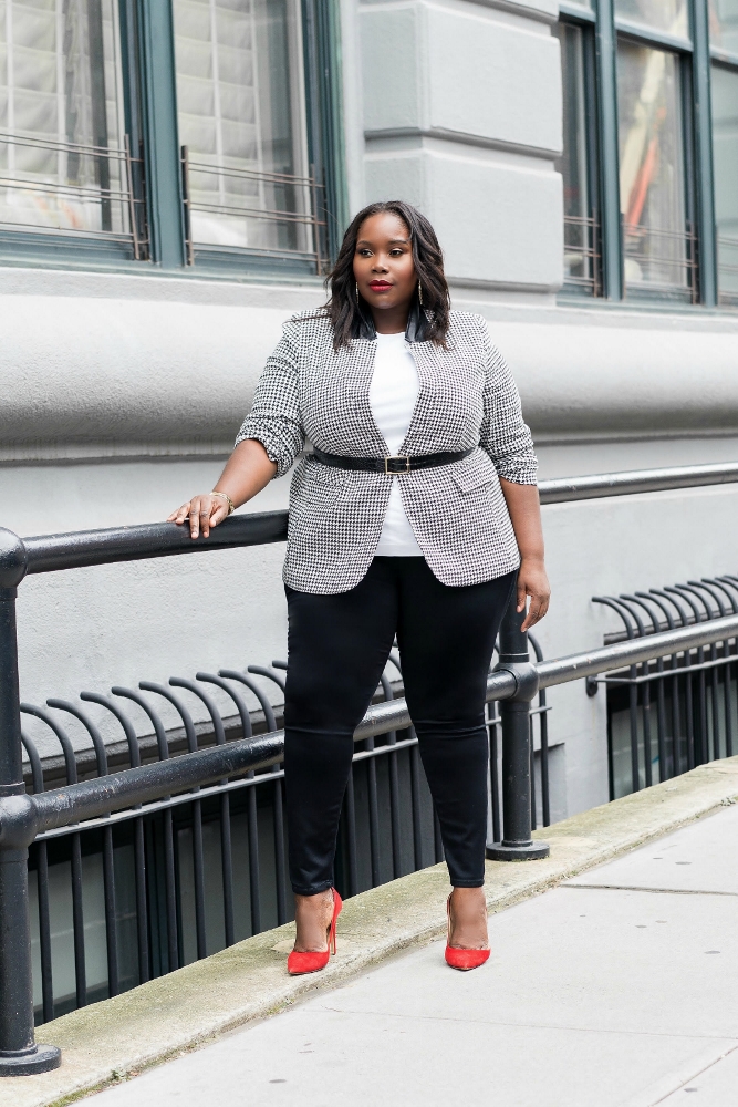 Trendy Plus Size Business Suits from Lane Bryant [Blogger Look