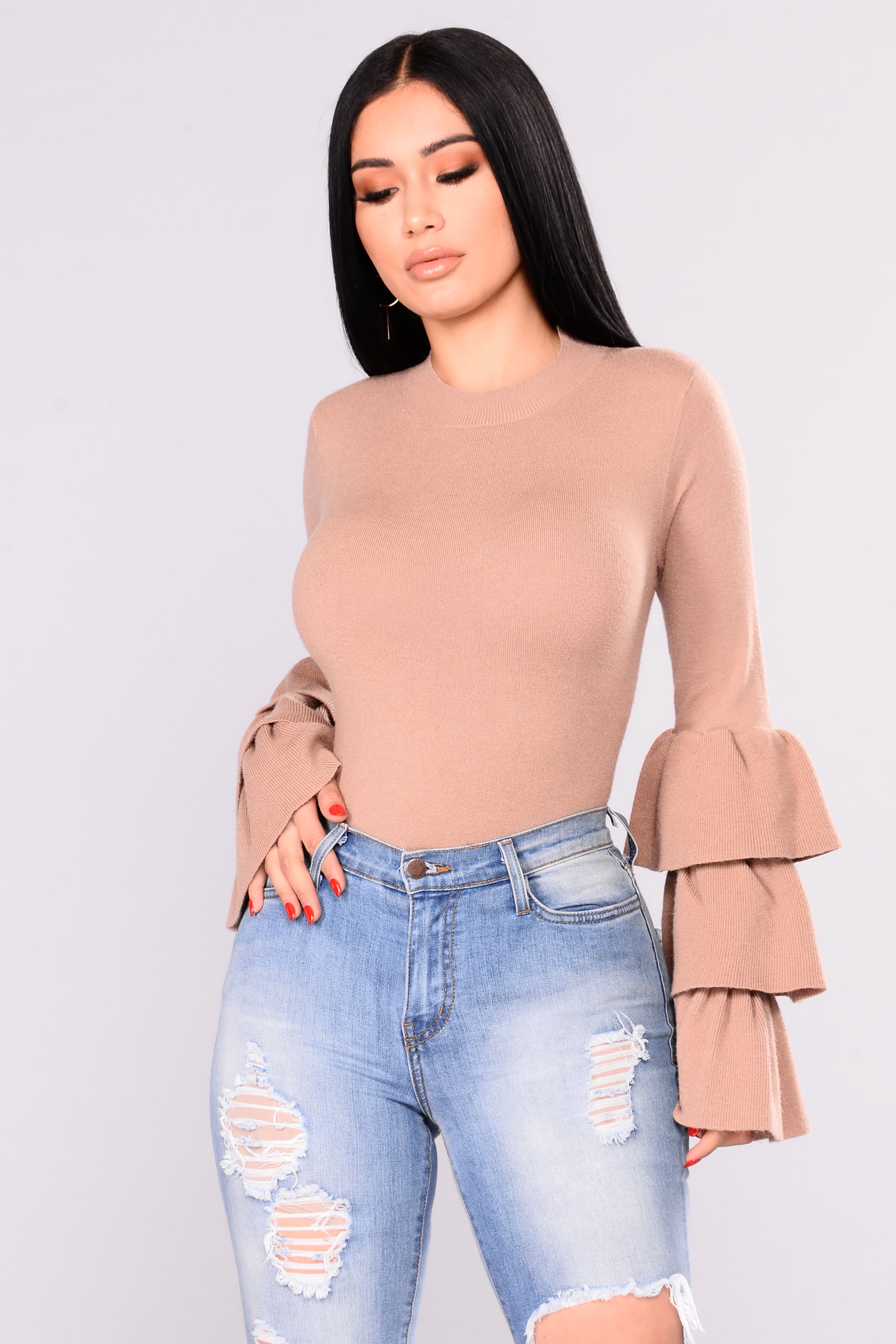 PLUS SIZE Long Sleeve Crop Tops Try on Haul (SIZE 3X), FASHION NOVA CURVE