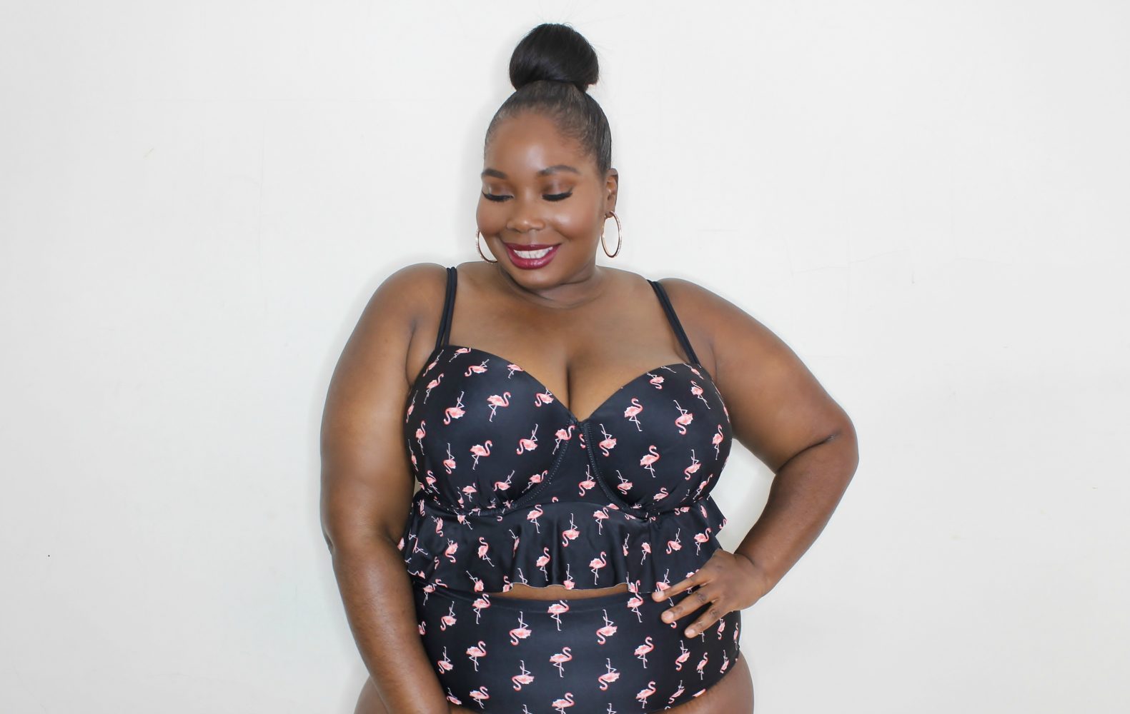 NWT CACIQUE collection by Lane Bryant tankini w/corseted waistline - Plus  Sized