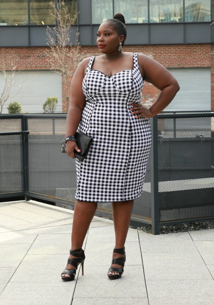This Gingham Plus Size Dress Is So Chic, No Picnic Table Vibes At All
