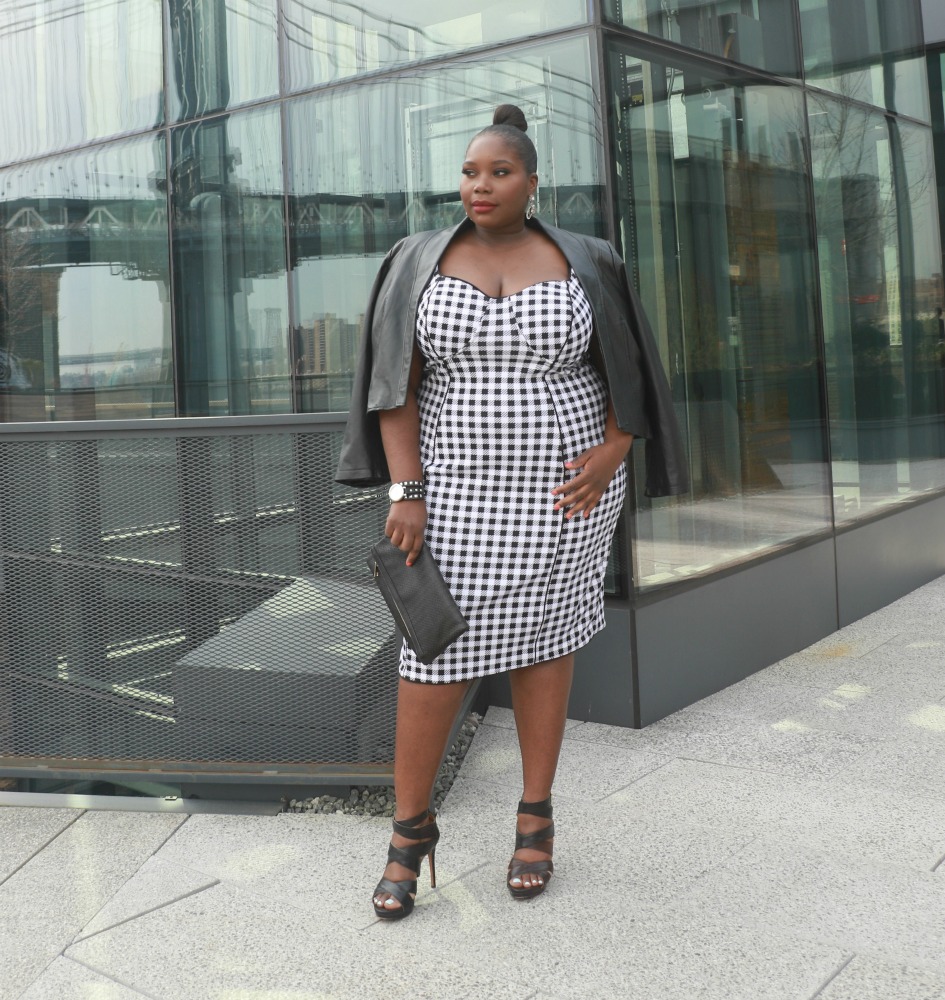 Admin plisseret anekdote This Gingham Plus Size Dress Is So Chic, No Picnic Table Vibes At All -  Stylish Curves