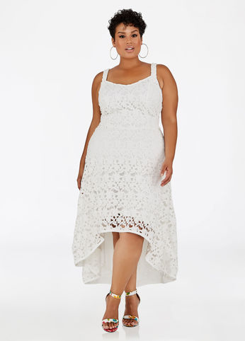 Chic & Sexy White Plus Size Dresses For Summer - Stylish Curves