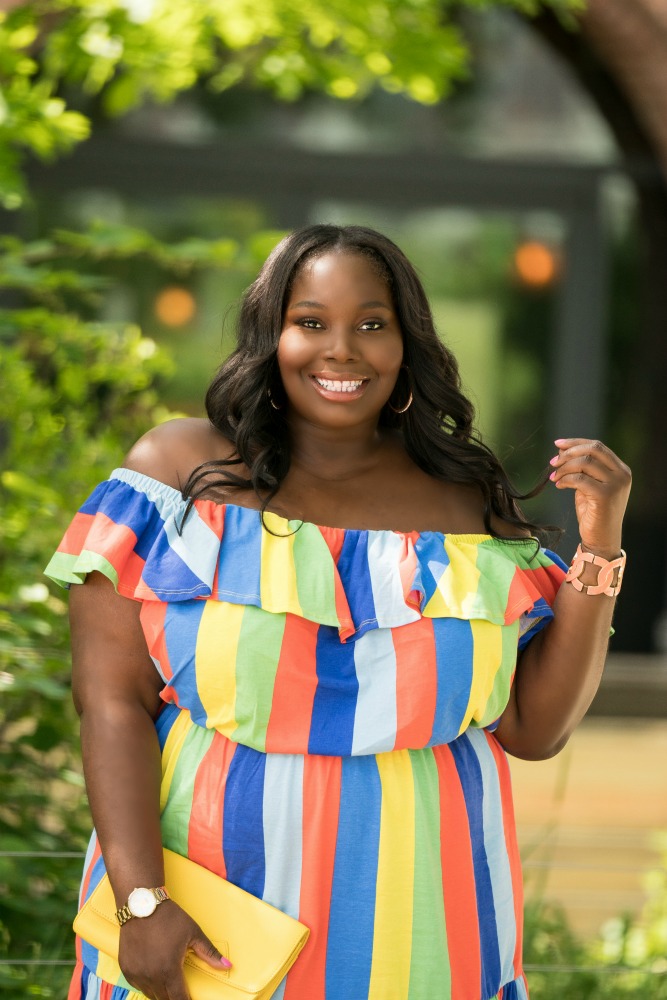 Kicking Off Summer Style With Rainbow Stripes From ASOS Curve