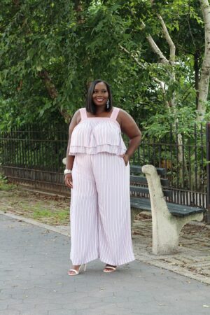 Breaking Out Of My Comfort Zone With Soncy Plus Size Wide Leg Pant Set ...