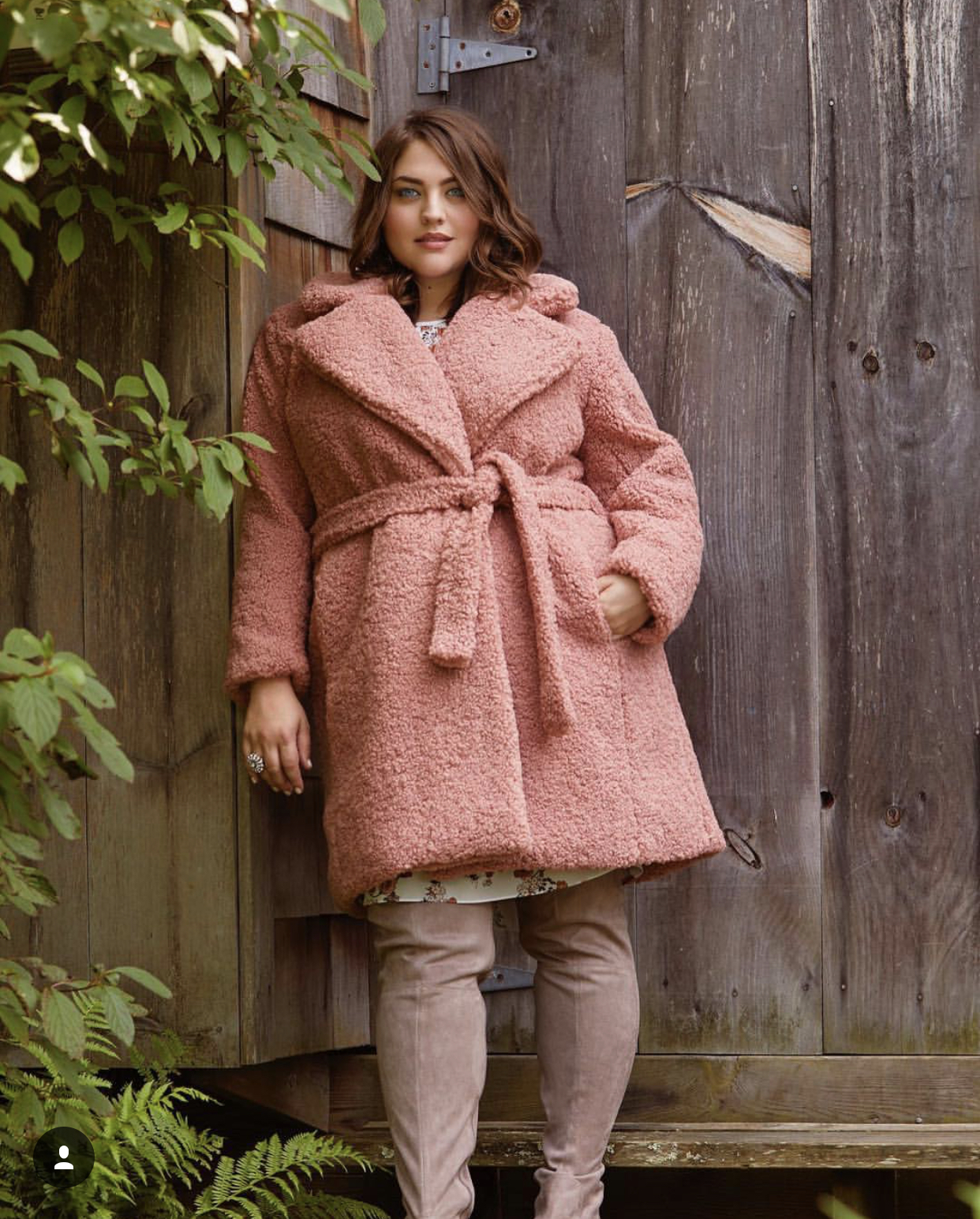 Pink plus cheap size winter coats