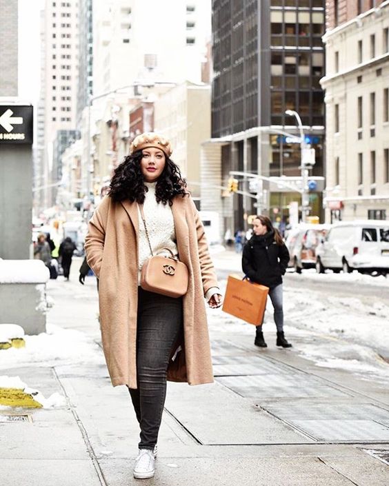 Stylish and Warm: Plus-Size Winter Outfits for Cold Weather - Trendy Curvy