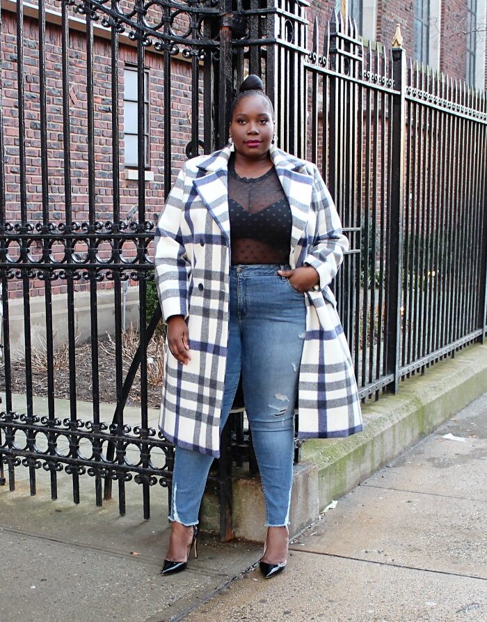 This Plaid Coat Is Giving Me Olivia Pope Vibes