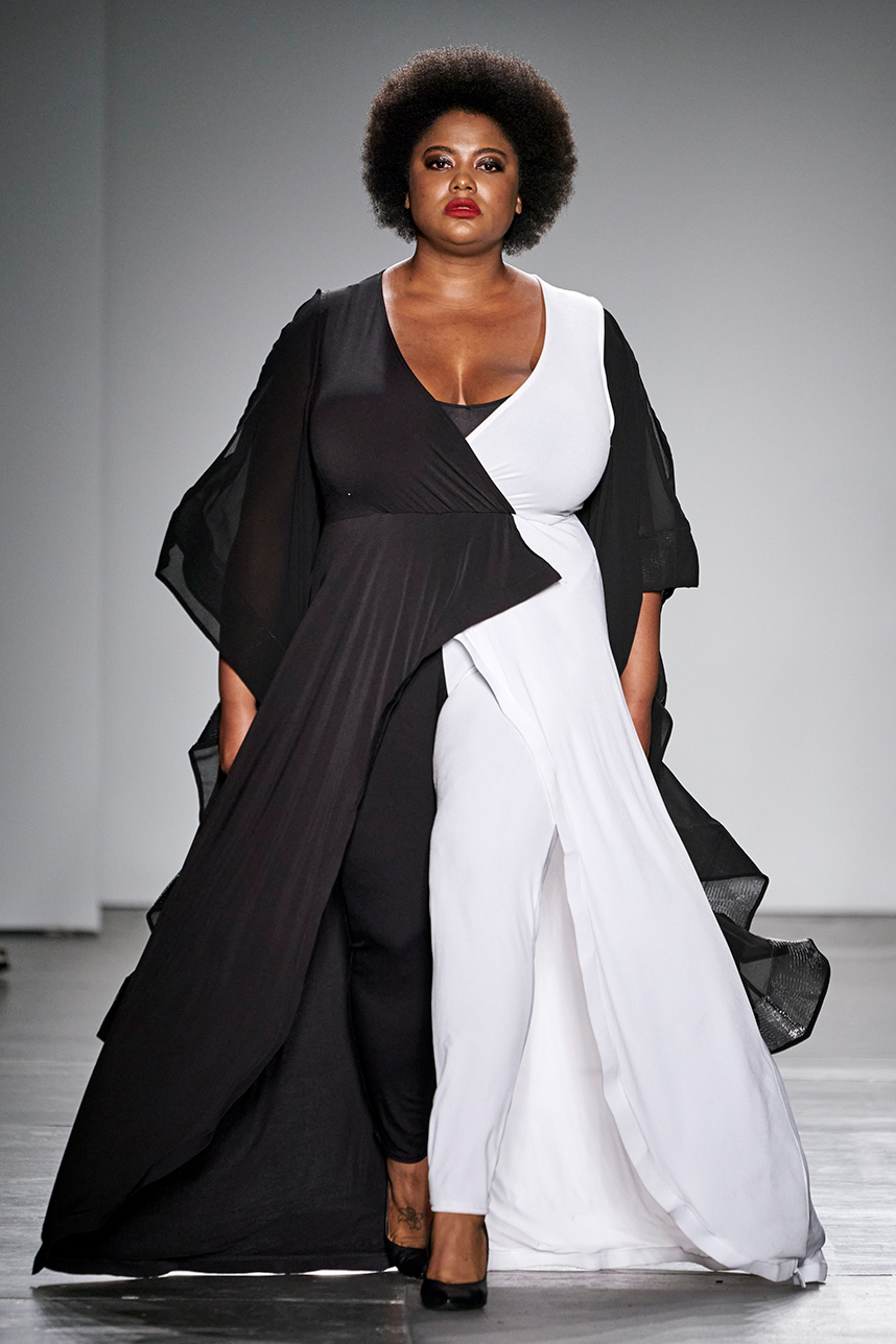 Black plus size outlet designers