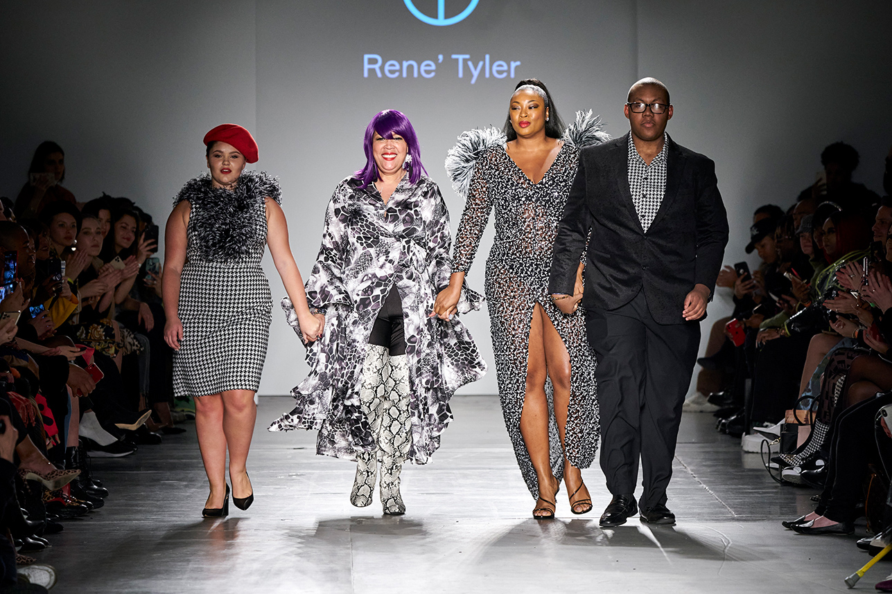 Plus Size Designer Rene Tyler Stole The Show At New York Fashion Week