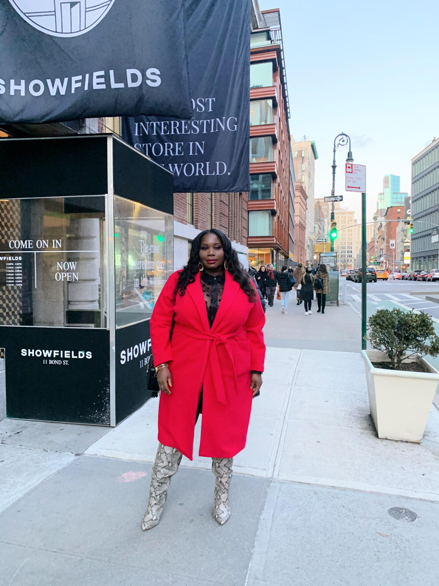 Simply Be Winter Faux Fur Coat And Lane Bryant Leather Leggings - Stylish  Curves