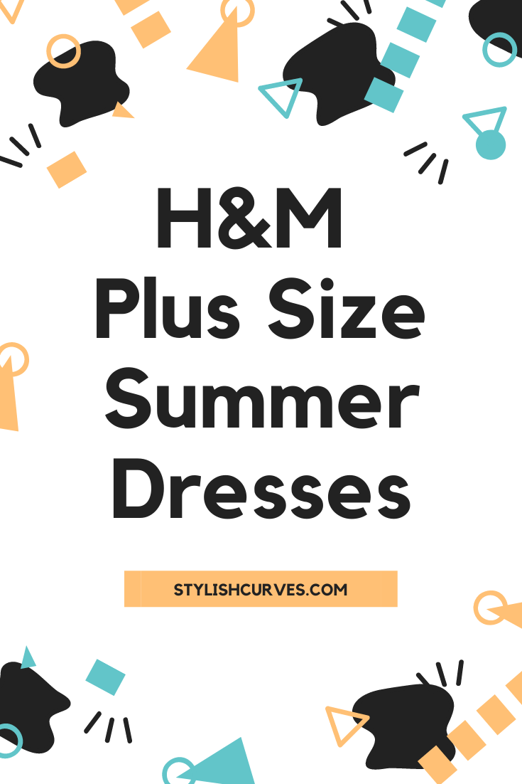 H and m on sale plus size dresses