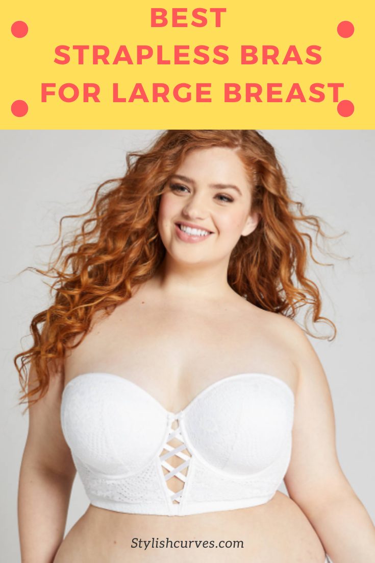 I'm plus-size with 40D boobs - I did a strapless bra try-on, I'm