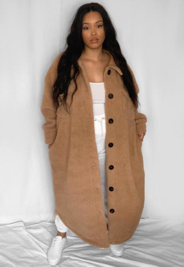 Plus Size Ultimate Faux Wool Shacket