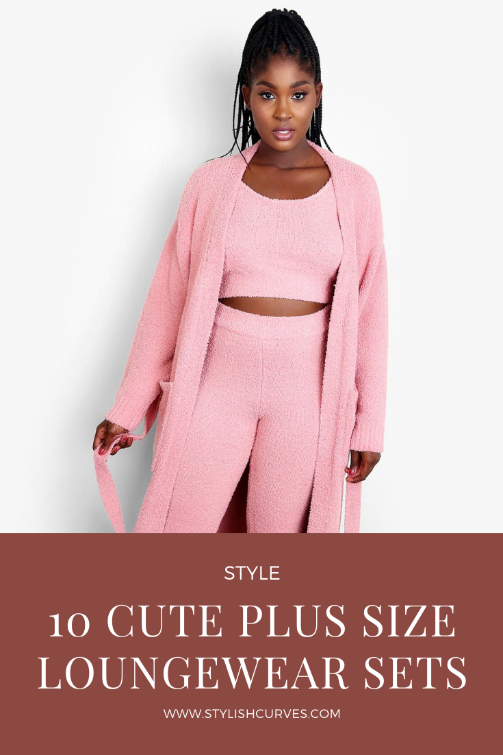 Cute plus discount size loungewear sets