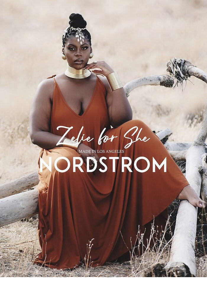 Nordstrom Takes A Stand For Diversity & Adds Plus Size Black Owned Brand Zelie For She