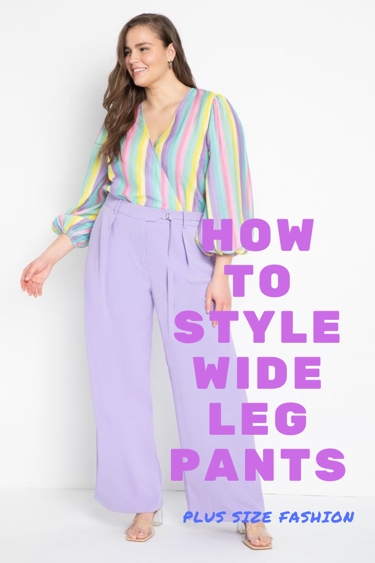 Plus Pu Wide Leg Pants