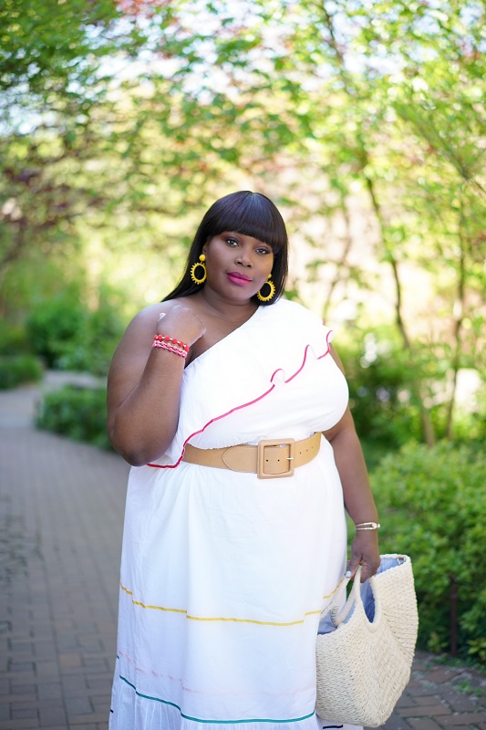 Lane bryant store white dress