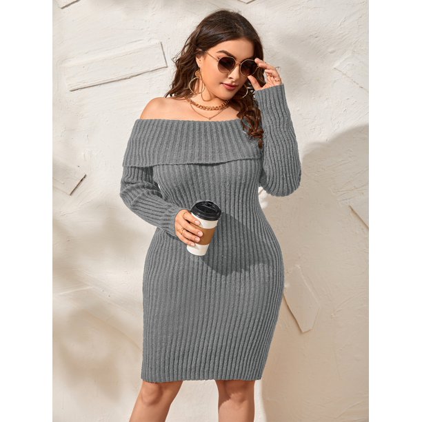 15 Must Have Plus Size Sweater Dresses For Fall & Winter