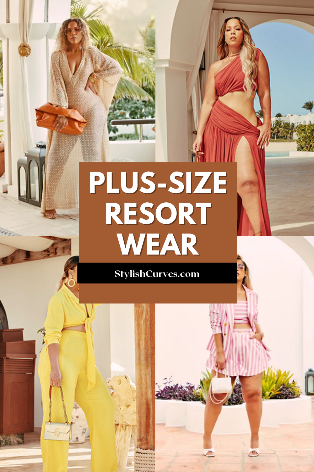 Women's plus hot sale size resort wear