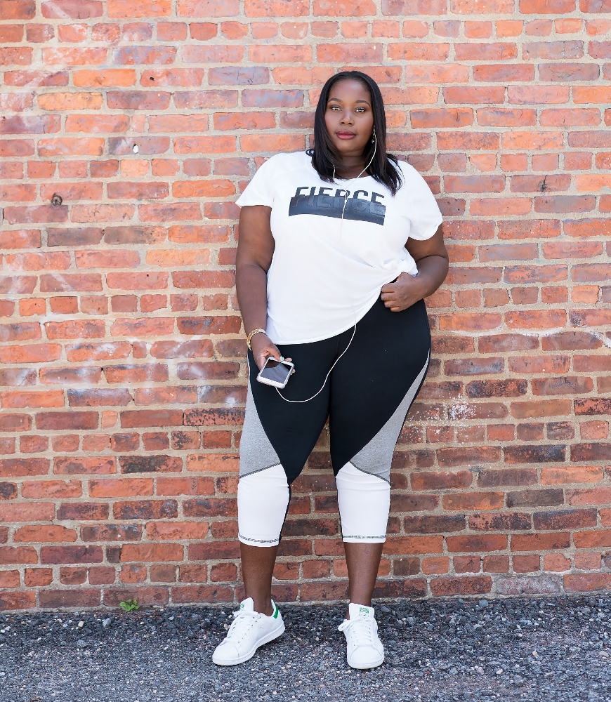 plus size workout clothes and gym outfits