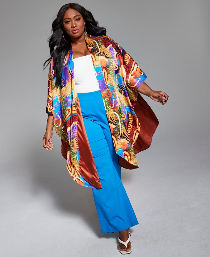 Macys plus best sale size kimono