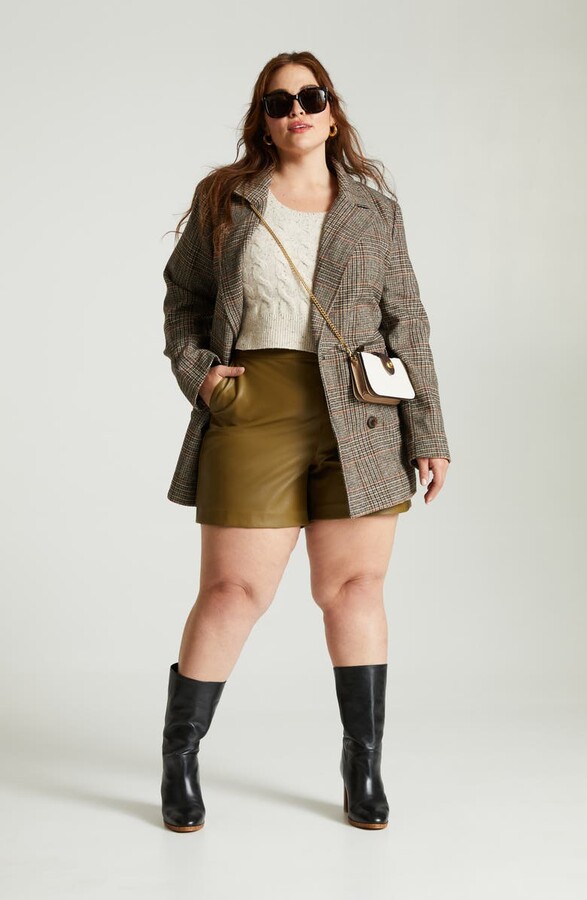 Plus size khaki outlet skirt nordstrom