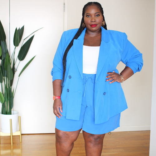 How To Style A Bright Colored Plus Size Suit