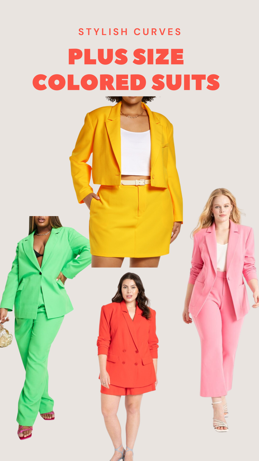 7 Ways To Style Colored Plus Size Suits