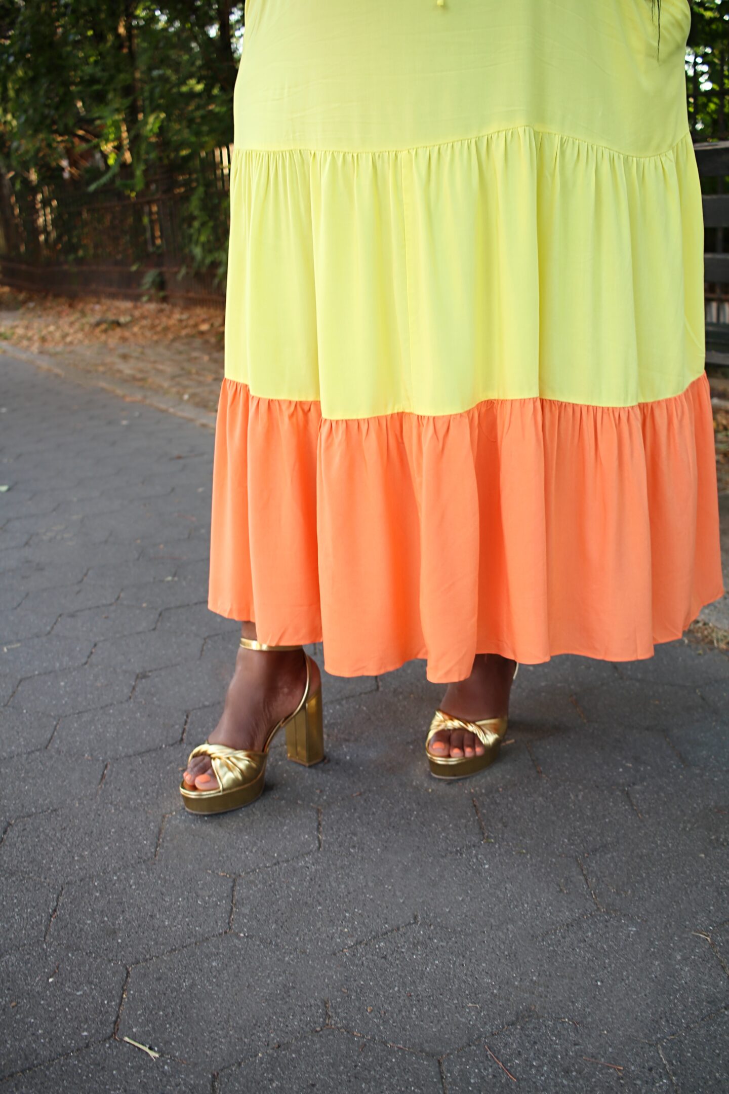 metallic platforms for big feet