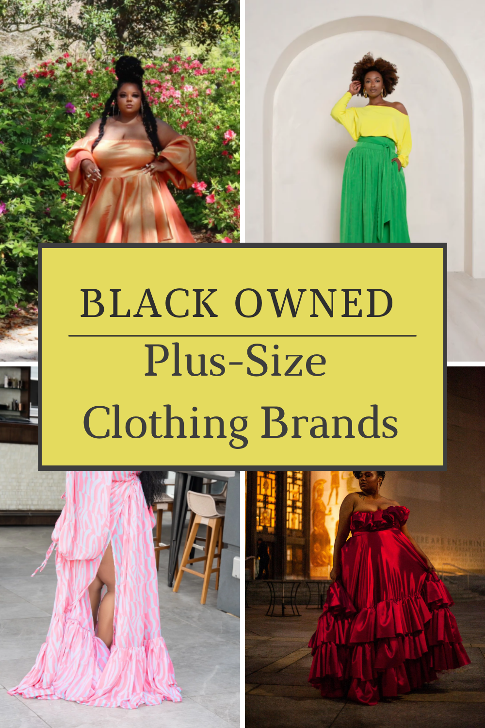 55+ Black Owned Plus Size Clothing Brands You Can Support Right Now